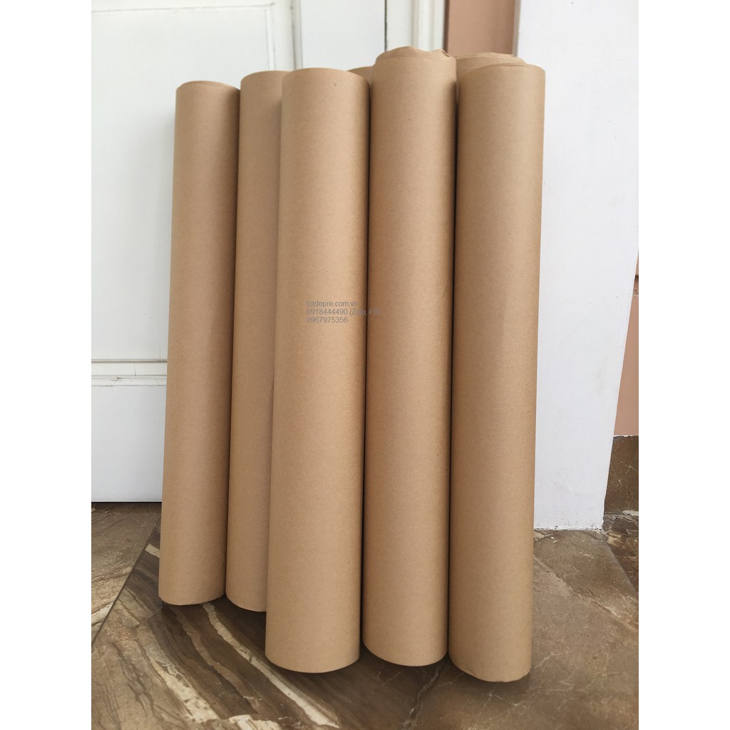 Cuộn giấy xi măng  loại dày mịn dùng gói hàng tiêu chuẩn hoặc gói thực phẩm
