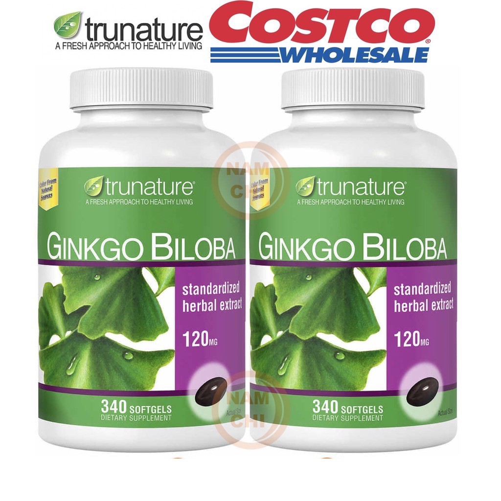 Viên uống bổ não Ginkgo Biloba 120mg chai 340 viên