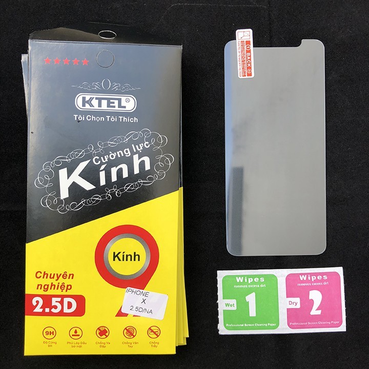 Kính cường lực ktel 9h giá rẻ hàng việt nam chất lượng cho các dòng máy iphone