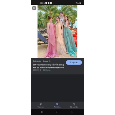 váy maxi đi biển