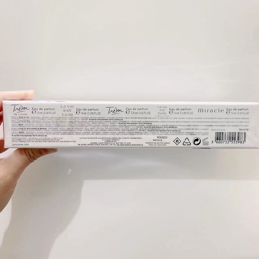 Set 5 Lọ Nước Hoa Lancome Q Dùng Làm Quà Tặng Cho Nữ