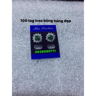 combo-100 tag treo bông tai hàng đẹp giá rẻ