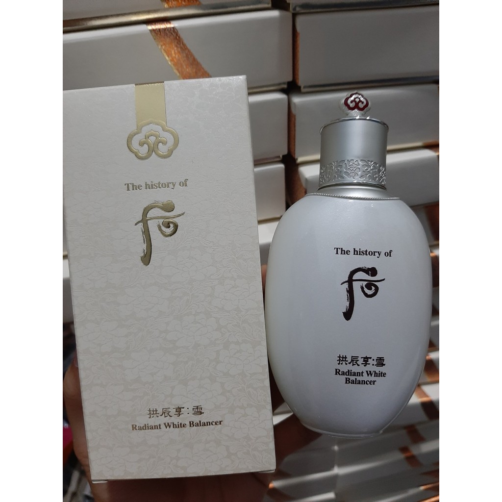 Nước Hoa Hồng Trắng Da Whoo Radiant White 150ML