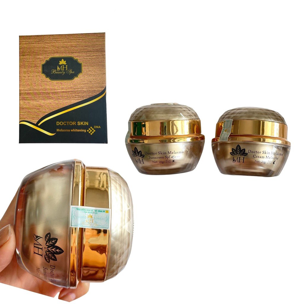 Bộ Kem Dr Skin Melasma MH_BEAUTY_SPA  mụn nám tàn nhang,ức chế mụn