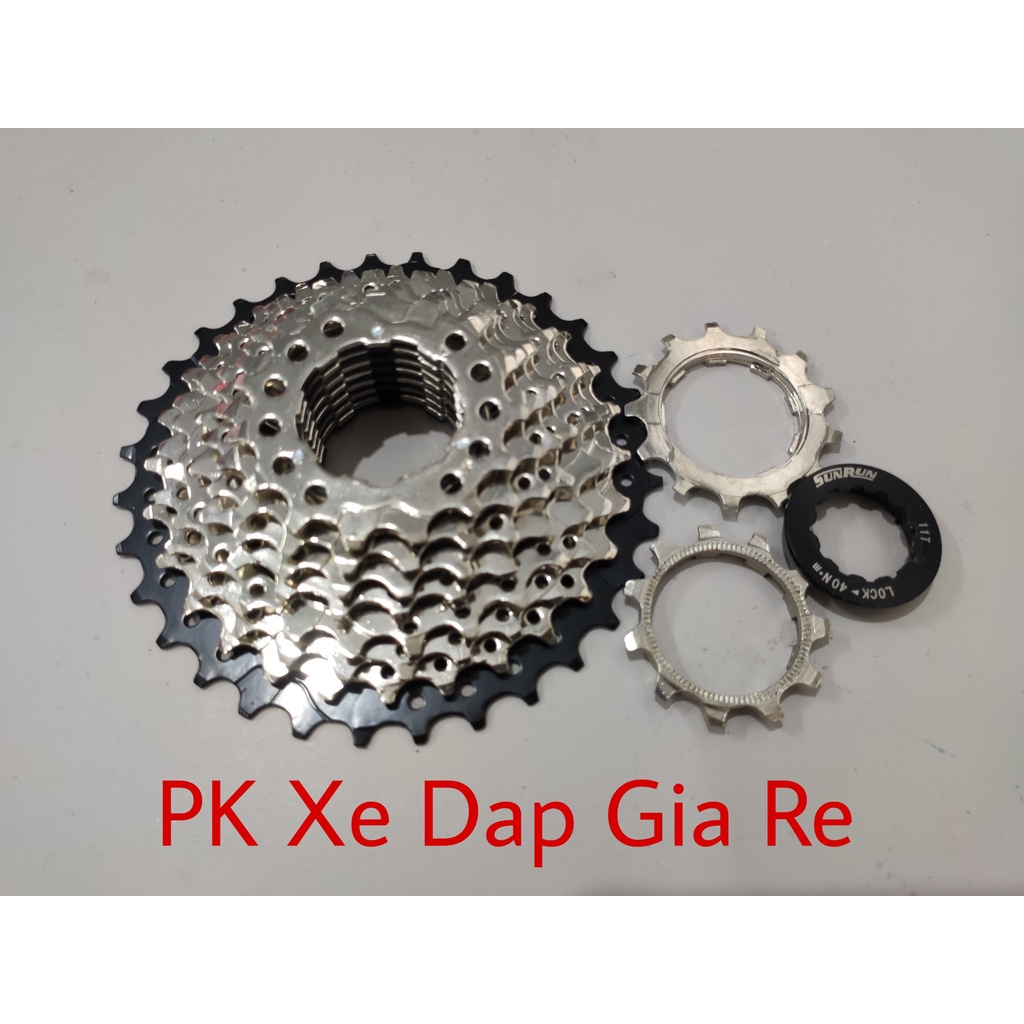 Líp thả xe đạp 10 tầng, Líp thả SUNRUN 10 tầng 11-32T - PK Xe Dap Gia Re