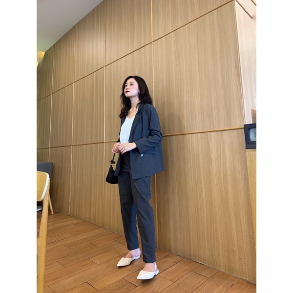 Set blazer và quần baggy
