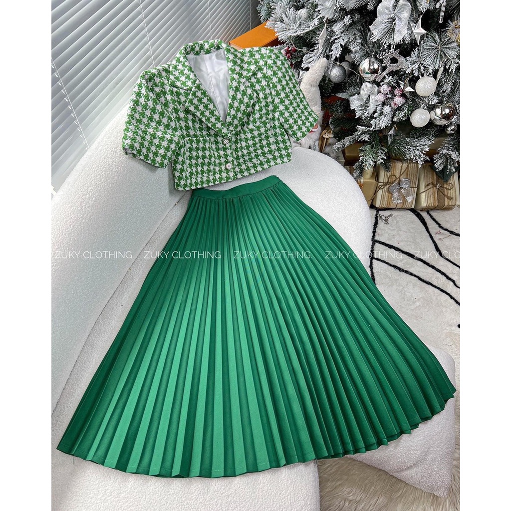 ZUKY ÁO TWEED TAY NGẮN NHIỀU MÀU | BigBuy360 - bigbuy360.vn