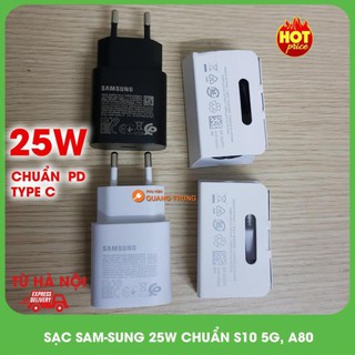 Bộ sạc nhanh sam-sung 25w pd,chuẩn dành cho s10 5g,a80,a70