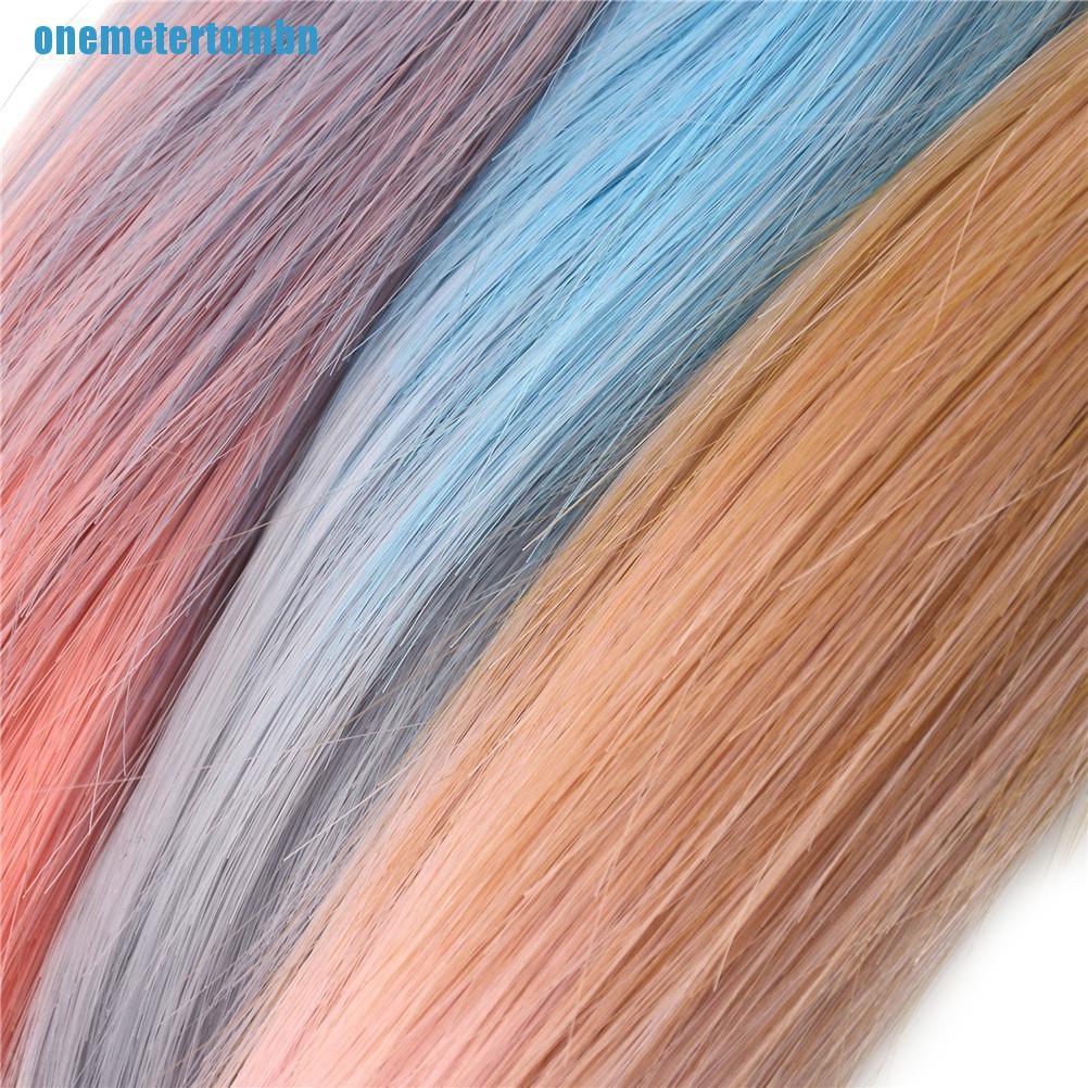 Tóc giả thẳng tự nhiên chịu nhiệt cao cho búp bê BJD/ SD 15cm * 100cm