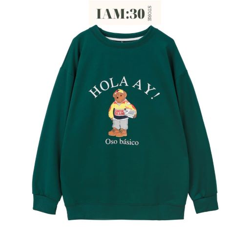Áo Sweater nữ nam form rộng Unisex IAM:30 thoáng mát HOLA AY!