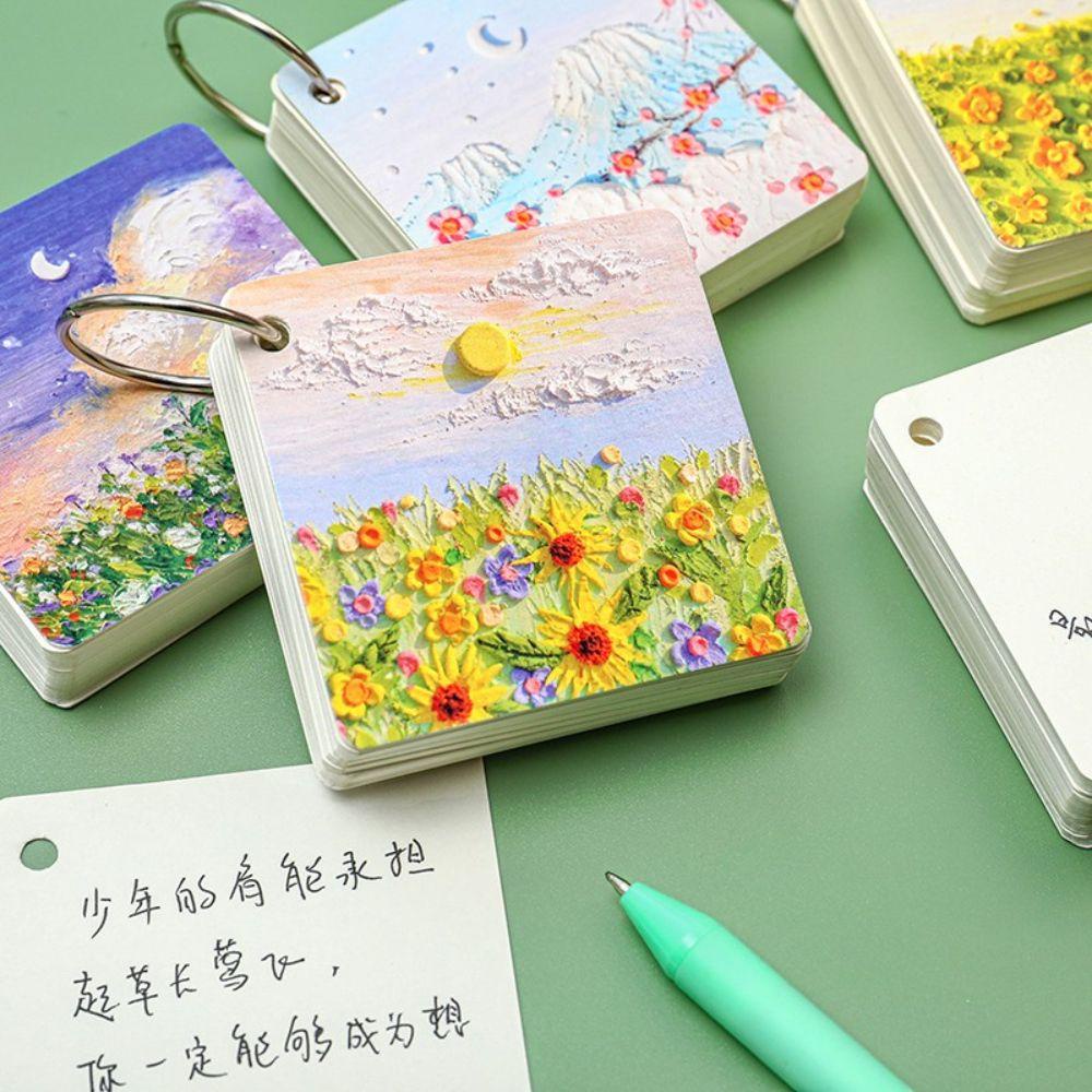 Mmluck Giấy Ghi Chú Hình Chiếc Lá Trơn Dày Dặn DIY