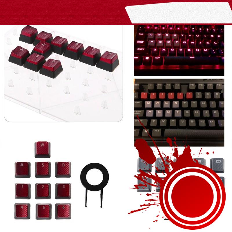 Bộ 10 phím thay thế cho bàn phím cơ Corsair K70 K65 K95 G710 RGB STRAFE