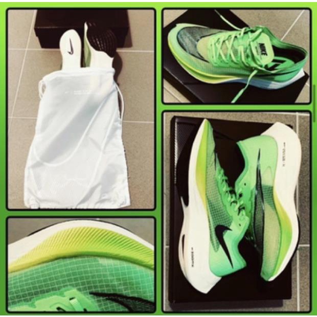 Giày nike zoomx vaporfly 5% 5.0 next percent màu xanh vàng old full box chính hãng