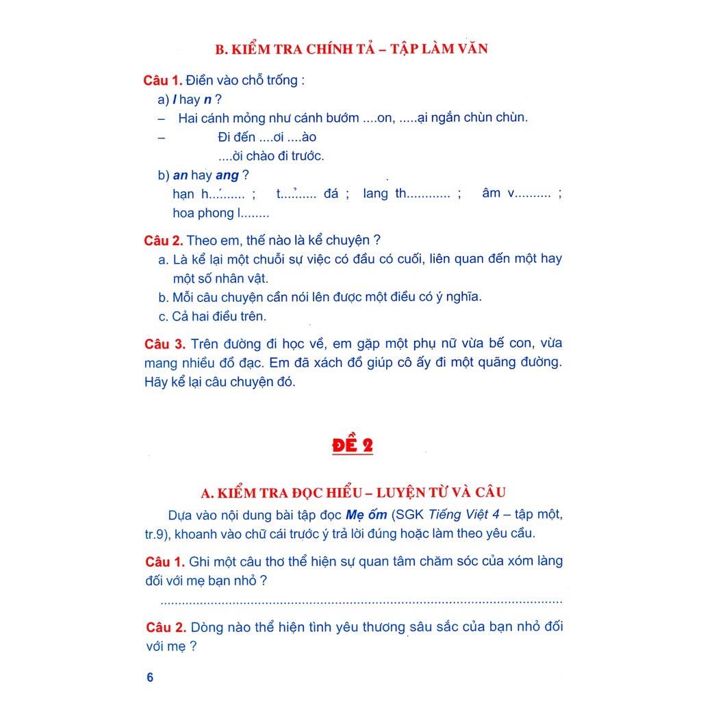 Sách: Tuyển Chọn Đề Ôn Luyện Và Tự Kiểm Tra Tiếng Việt Lớp 4 Tập 1 | BigBuy360 - bigbuy360.vn