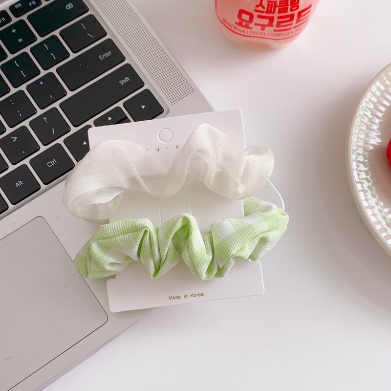 Dây buộc tóc loại nhỏ hoạ tiết xinh xắn cho nữ