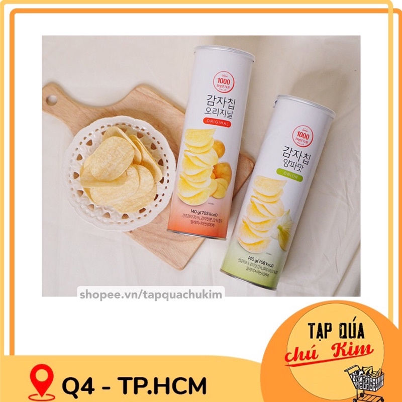 Snack khoai tây ONLY PRICE Hàn Quốc vị hành ỐNG 110G - tapquachukim