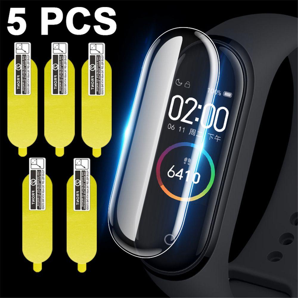 BEBETTERM Set 5 MiếNg DáN BảO Vệ MàN HìNh Cho ĐồNg Hồ Đeo Tay Thông Minh Xiaomi Miband 4