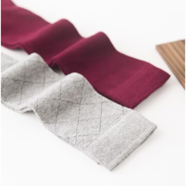 Tất cao đầu gối Tất Tất Cotton Cổ Cao In Họa Tiết Hoạt Hình Vui Nhộn Phong Cách Nhật Hàn Phong cách Ulzzang