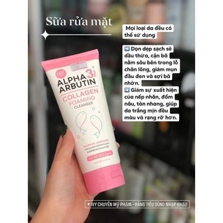 SỬA RỬA MẶT TRẮNG DA  ALPHA ARBUTIN THAILAN