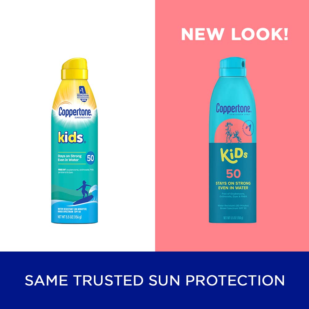 Xịt Chống Nắng Cho Trẻ Coppertone KIDS SPF 50 Của Mỹ 156g