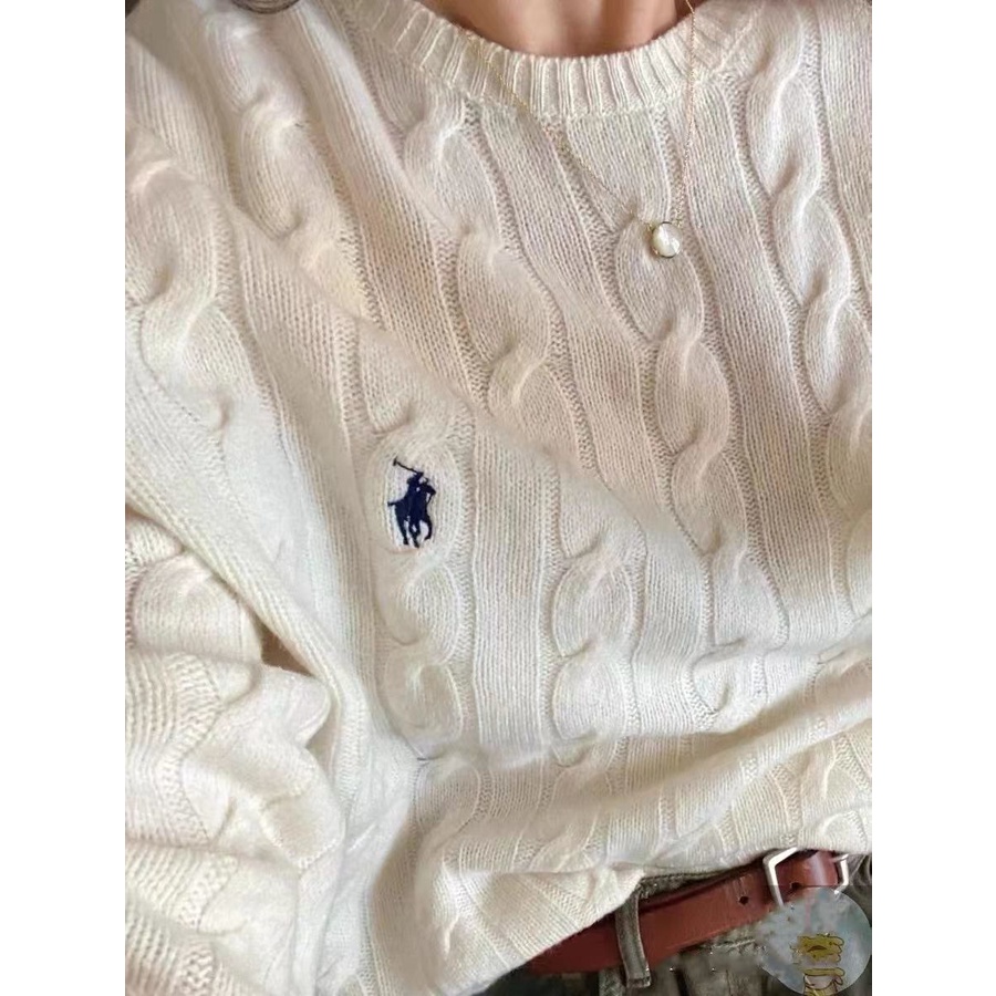 Áo Sweater Dệt Kim Tay Dài Dáng Rộng Thêu Họa Tiết Kiểu Retro Hàn Quốc Xinh Xắn Cho Nữ