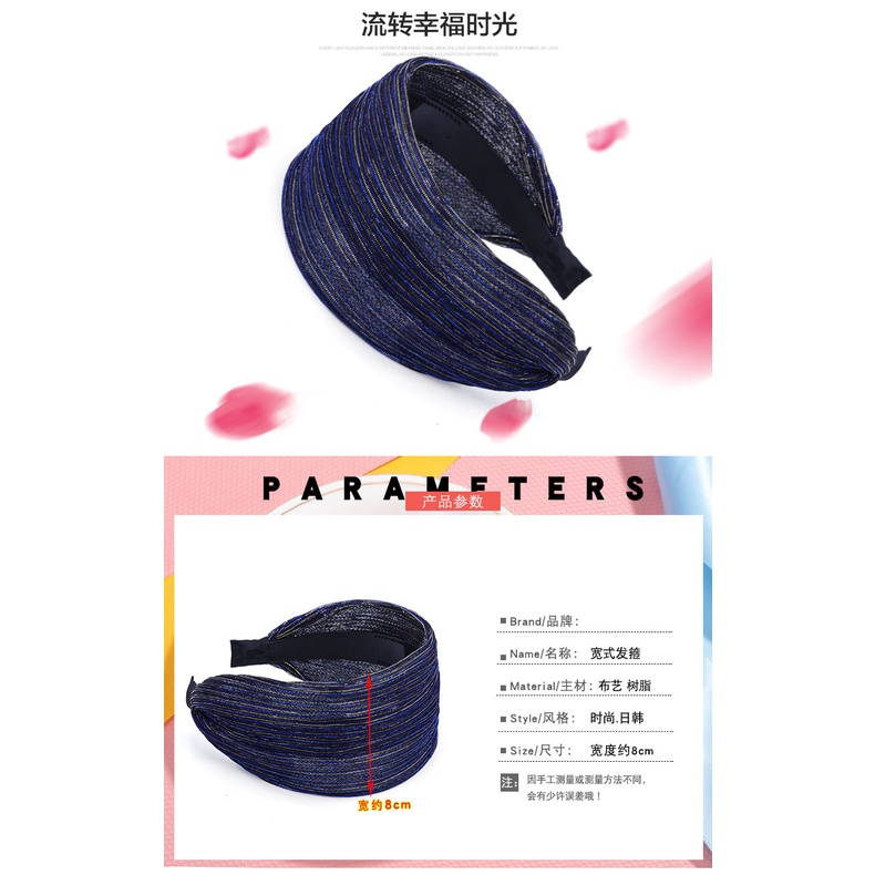 Bờm bản to kim tuyến sang trọng BN124