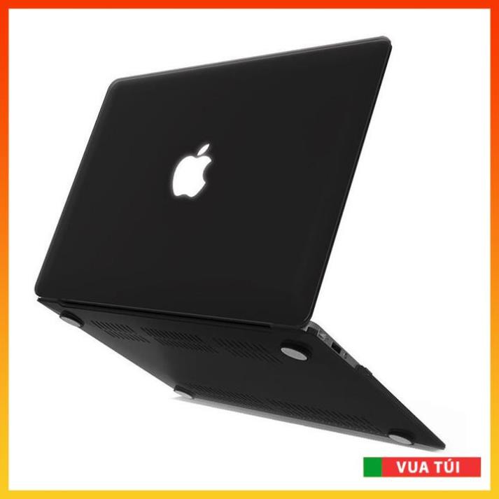 Combo Case, ốp kèm phủ phím Macbook đủ dòng Màu đen - Nhựa ABS cao cấp chống va chạm