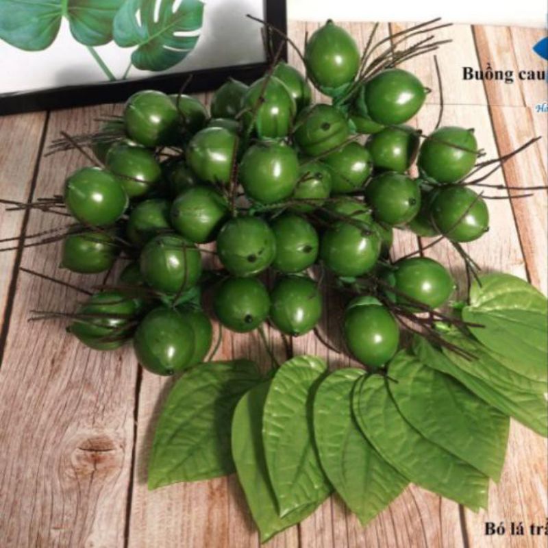 Buồng cau - lá trầu giả