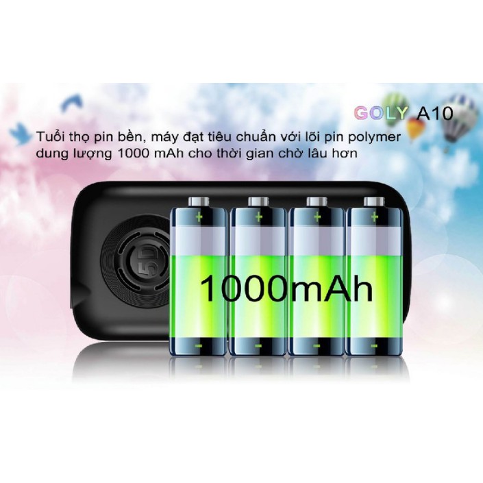 [ GOLY A10 ] ĐIện thoại cho người già Goly A10 - Loa 3D to/ màn 1.8 / pin 1000mah/ bàn phím to- hàng chính hãng bảo hành