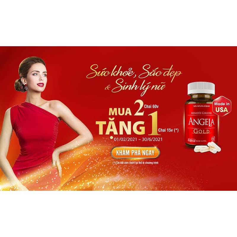 ✅CÓ TEM TÍCH ĐIỂM ]  Sâm Angela Gold [CHÍNH HÃNG]