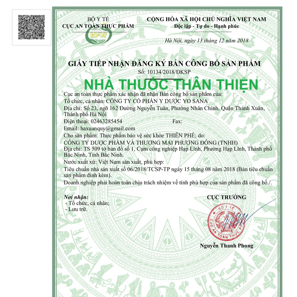 Thiên phế - Hỗ trợ giảm ho do viêm phế quản, viêm họng, giảm đau rát họng (30 viên)