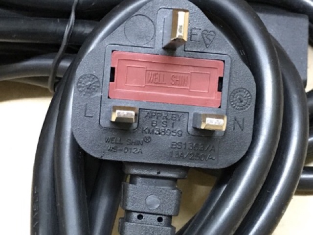 Dây nguồn C19, uk to c19 , dây sạc ups Apc Cáp nguồn C19-UK Cho UPS PDU SERVER