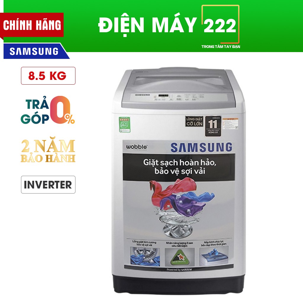 [Freeship HN] Máy Giặt Cửa Trên Samsung 8.5kg - WA85M5120SG/SV chính hãng