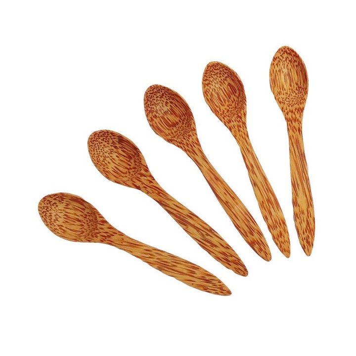 Muỗng thìa gỗ dừa thiên nhiên cho bé ăn dặm Muỗng nhỏ