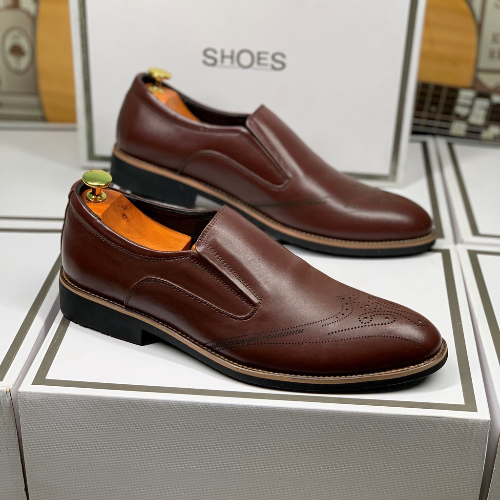 Bộ Sưu Tập Giày Tây - Giày Oxfords Buộc Dây làm từ da bò nguyên tấm nhập khẩu cao cấp