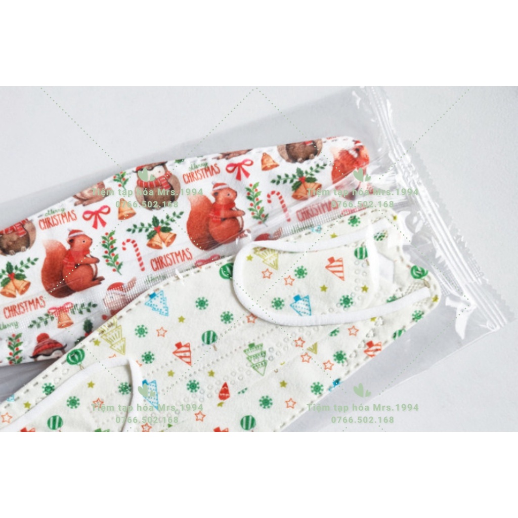 &lt;Họa tiết -  Seal Riêng từng cái&gt; Tú iZip 10 cái Khẩu trang KF94 - 4 lớp người lớn