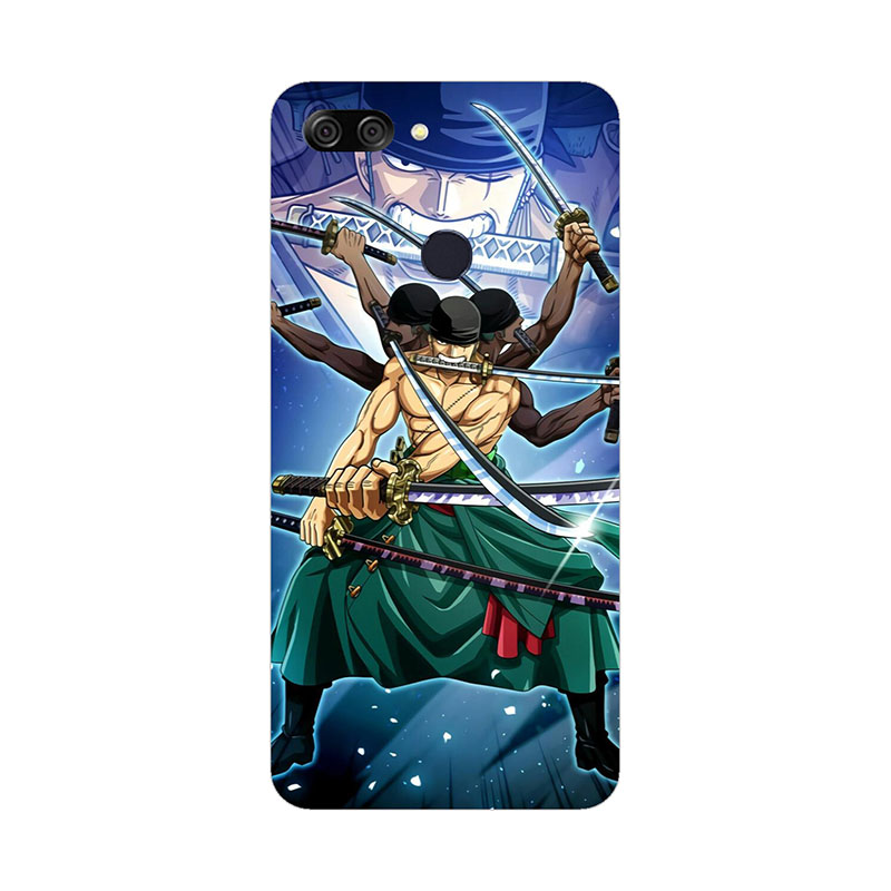 Ốp điện thoại mềm thời trang hình hoạt hình Luffy Roronoa Zoro One Piece cho ASUS Zenfone Max Plus M1 ZB570TL X018D 5 7"