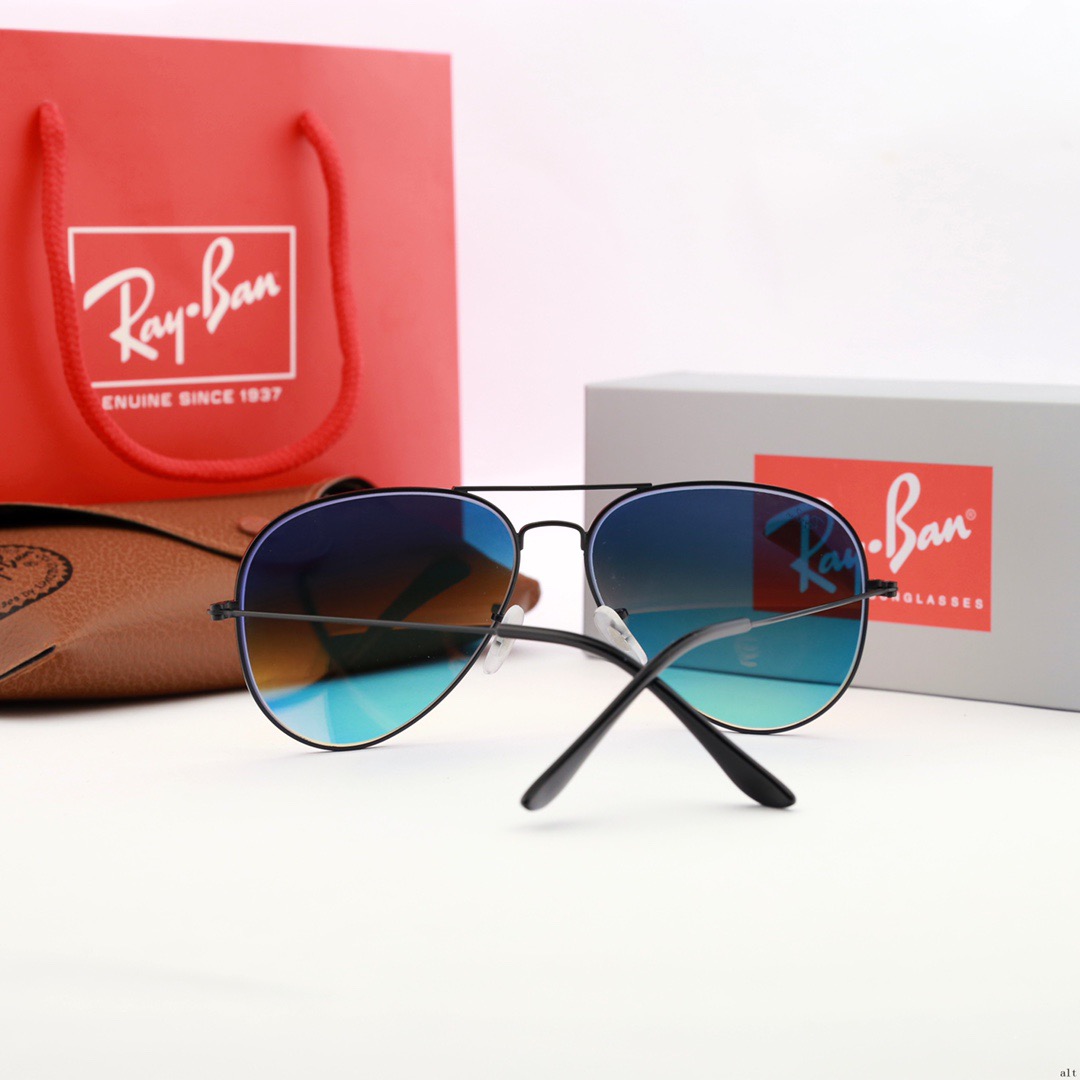 Aviator Ray-Ban_ chính hãng Kính râm 2021 Thời trang Hàn Quốc mới Kính râm nam nữ một mảnh Cặp đôi hợp thời trang Du lịch ngoài trời Kính râm lái xes