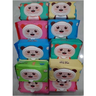 Khăn ướt Phú Đạt hình gấu gói 120 tờ