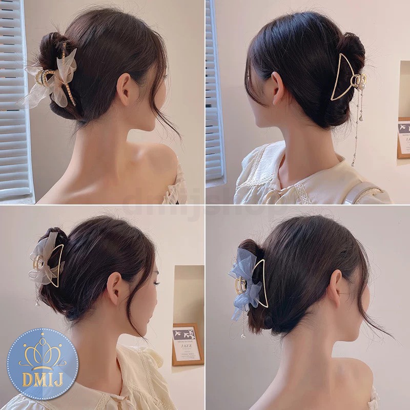Kẹp Tóc Cá Mập Lớn Phong Cách Hàn Quốc Cho Nữ