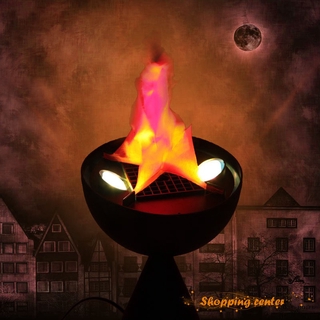 Đèn Mô Phỏng Ngọn Lửa 3d Trang Trí Halloween