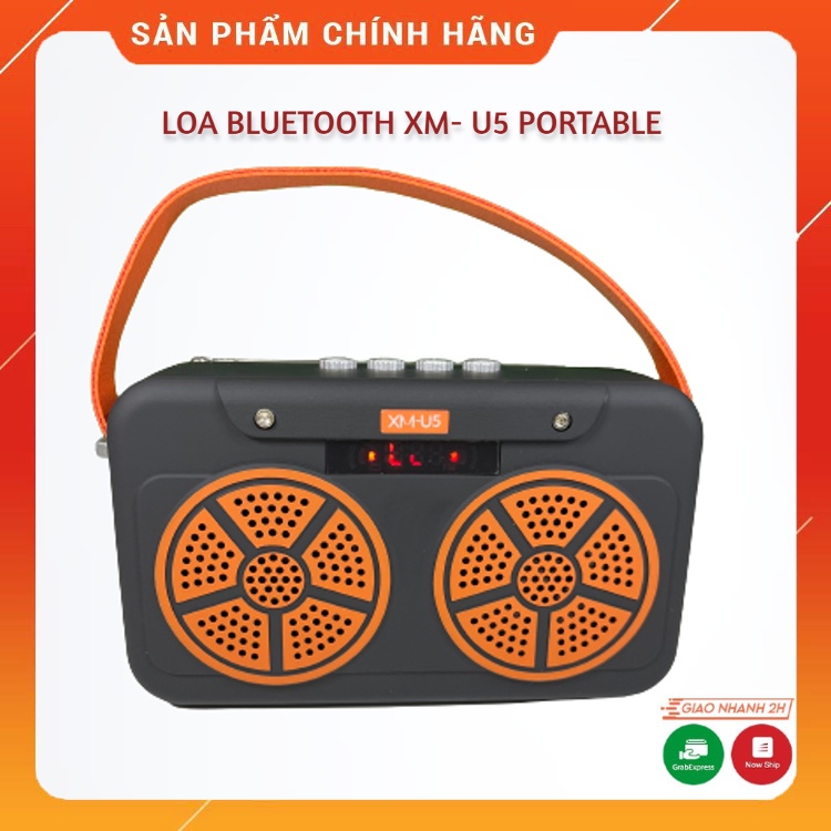 Loa Bluetooth PORTABLE Xm- U5 Có Móc Cầm Tay, Âm Thanh Hay, Thiết Kế Mẫu Sản Phẩm Cực Đẹp Mắt, Sạc Năng Lượng Mặt trời.