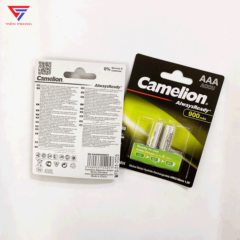 1 Vỉ Pin Sạc Camelion AAA 900mAh