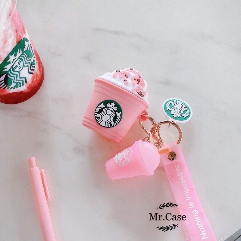 Case Airpods hình logo Starbucks độc đáo