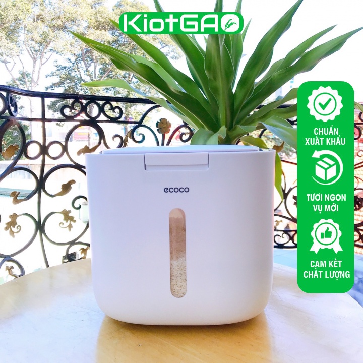 Thùng Đựng Gạo Thông Minh Ecoco - Chống Ẩm Mối Mọt - Loại 10kg Chính Hãng