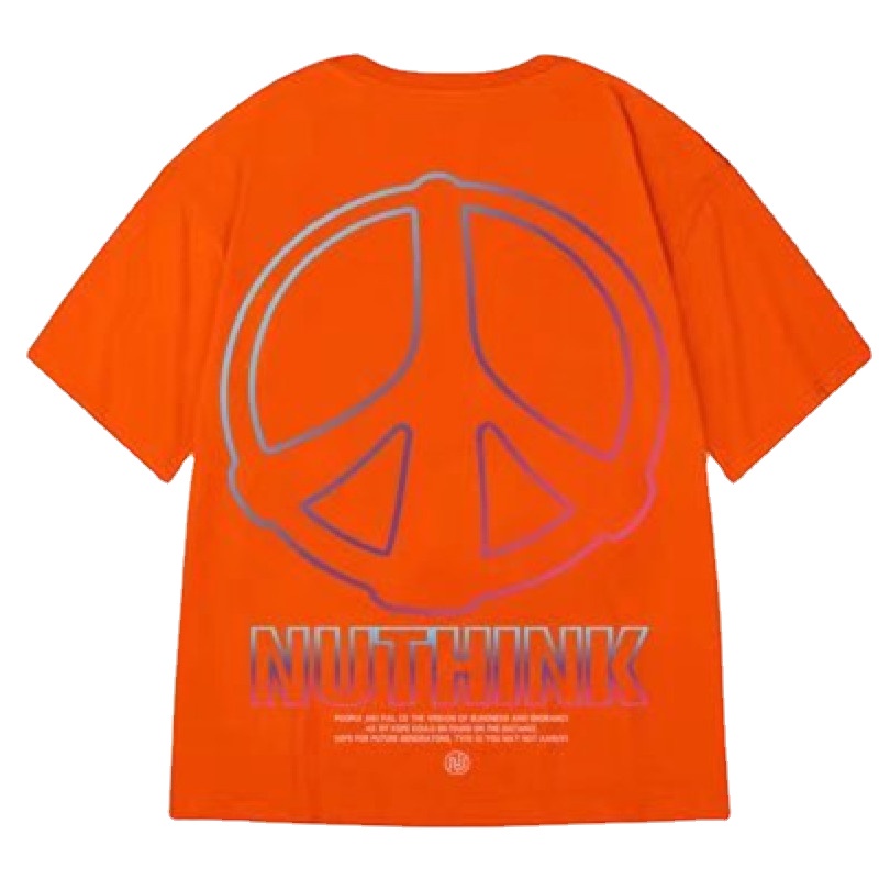 Áo Thun Tay Ngắn Cổ Tròn In Chữ Thời Trang Unisex Size M-8XL