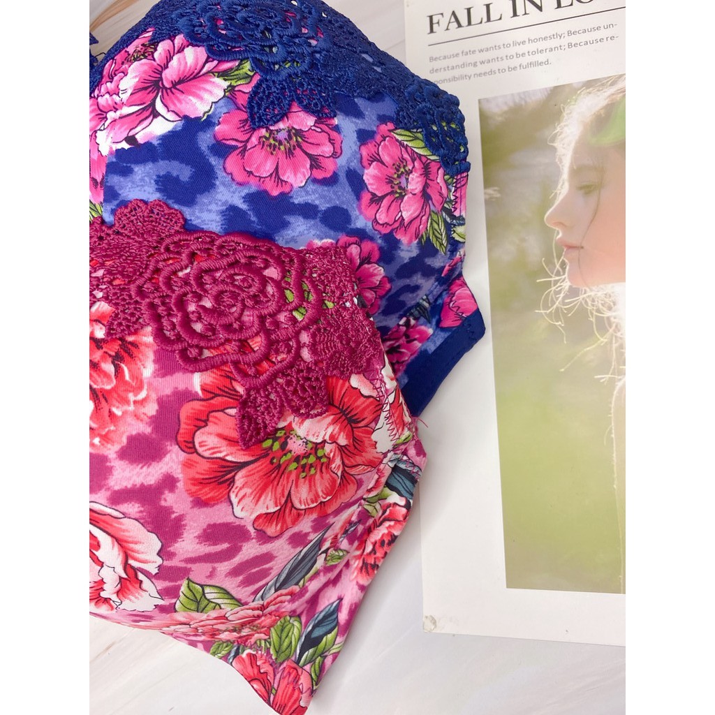 MẪU HOA [Bigsize 34-40] nâng ngực, chống chảy xệ] Áo lót bigsize, áo ngực bigsize - KELLYWANG