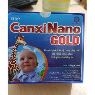 Siro CanxiNano Gold - GIÚP TRẺ phát triển hệ xương