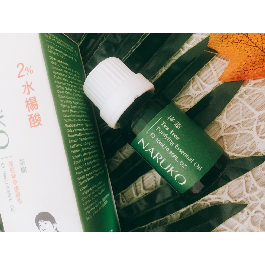 Tinh Dầu Tràm Trà Làm Giảm Mụn NARUKO Tea Tree Purifying Essential Oil 10ml | BigBuy360 - bigbuy360.vn