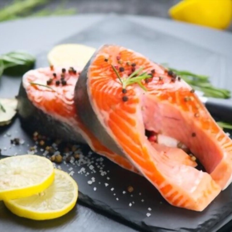 Cá Hồi Cắt Khúc 1Kg Tươi Ngon Hàng Nhập Khẩu Loại 1 - Cá Hồi Cắt Khúc Hút Chân Không